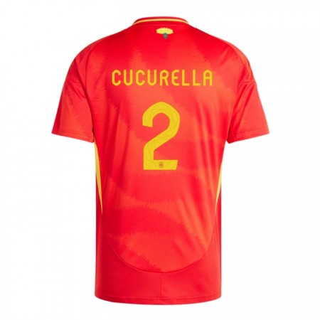 Maglia Spagna Marc Cucurella 2 Prima Divisa Euro 2024